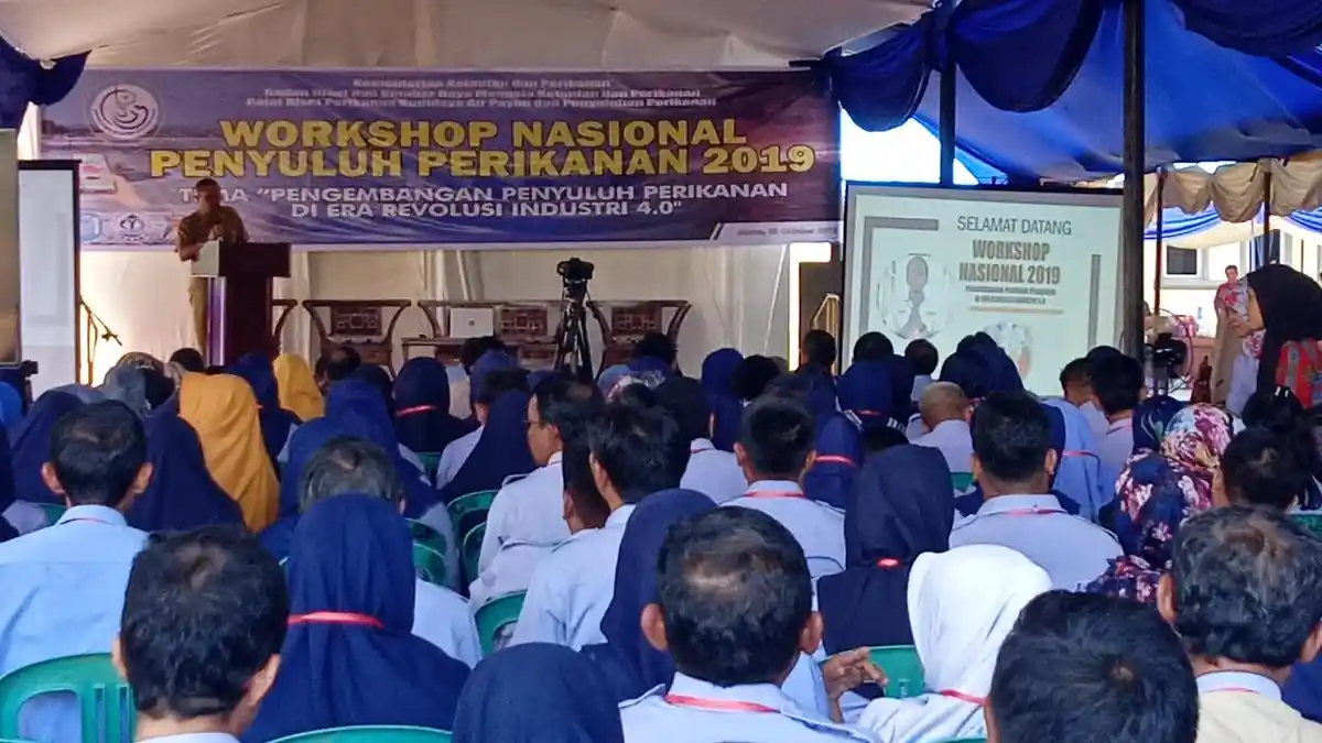Penyuluh Perikanan dari Tiga Provinsi Ikut Workshop Nasional di Maros, Ini Tujuannya