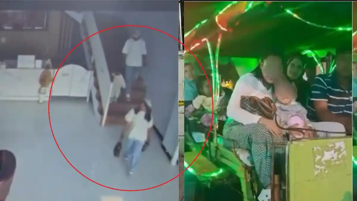 Rekaman CCTV Ibu dan Anak Diduga Korban Pembunuhan Madiun, Terlihat Masuk Hotel Bersama Suami Siri