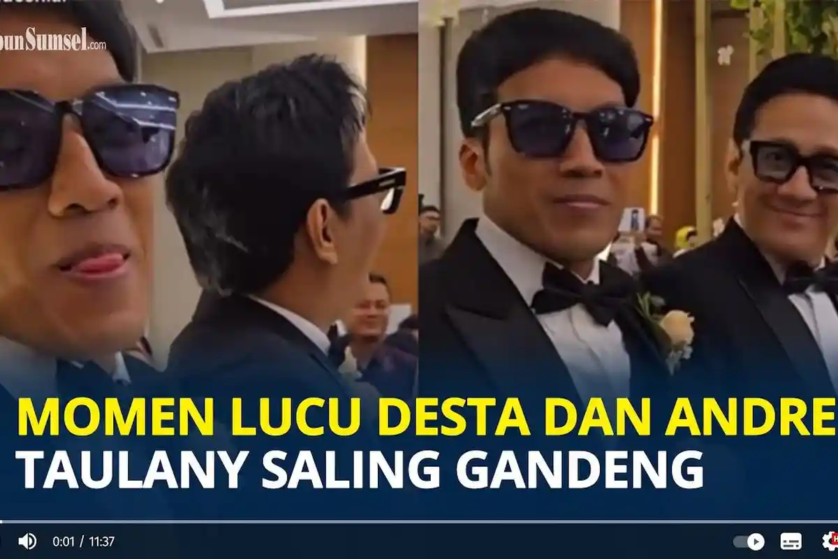 Momen Mengejutkan! Andre Taulany Gandeng Seseorang di Pernikahan Boiyen