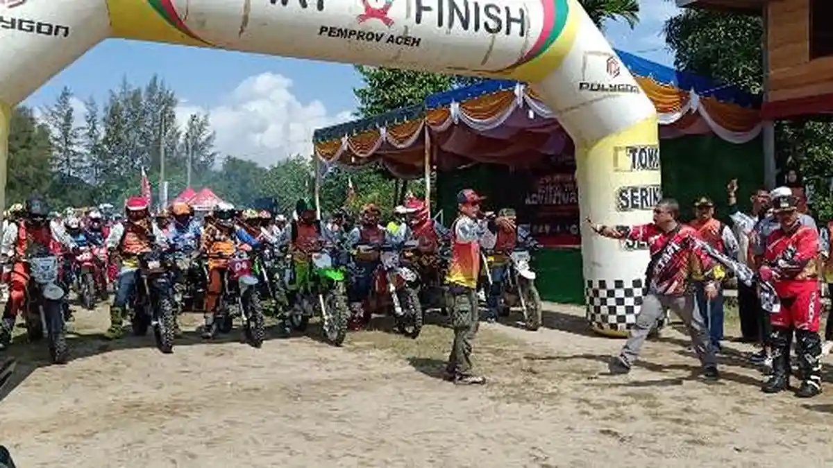 Ratusan Raider Ikut Meriahkan Anniversary Konco Trail Adventure di Abdya