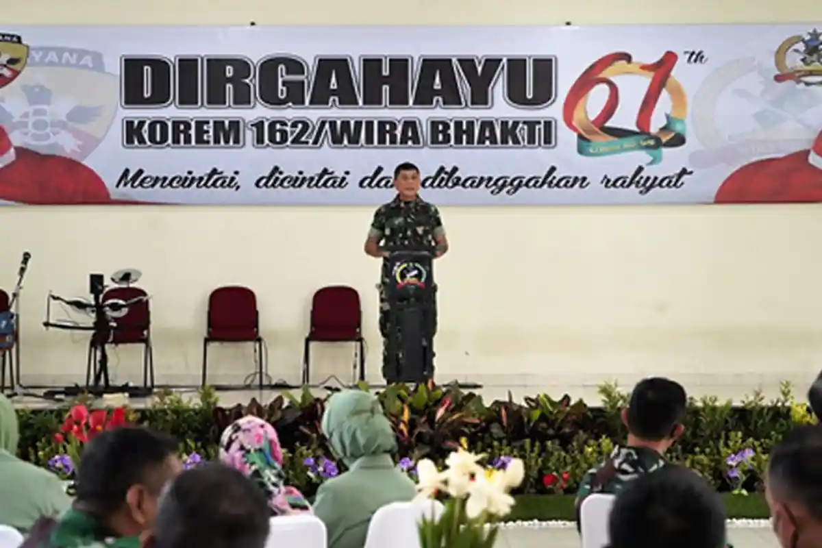 Arti HUT ke-61 Korem 162/WB Bagi Brigjen TNI Lalu Rudy, Sederhana Namun Bermakna