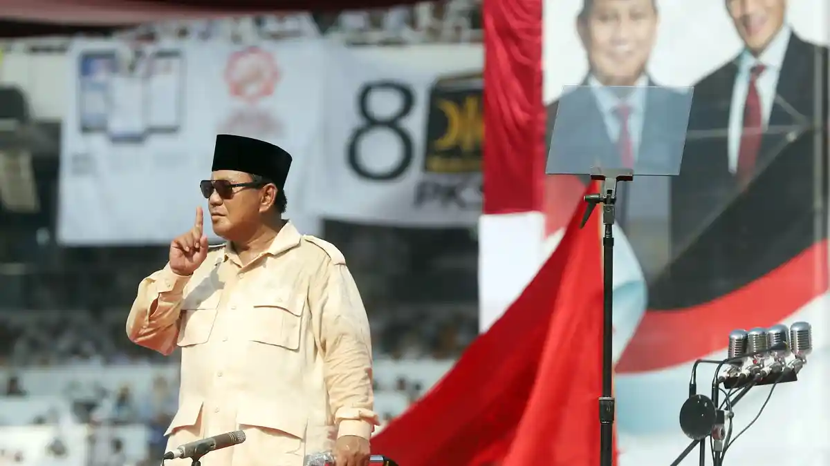 Prabowo Sampaikan Maaf pada Warga DKI Jakarta setelah Kampanye Akbar di GBK