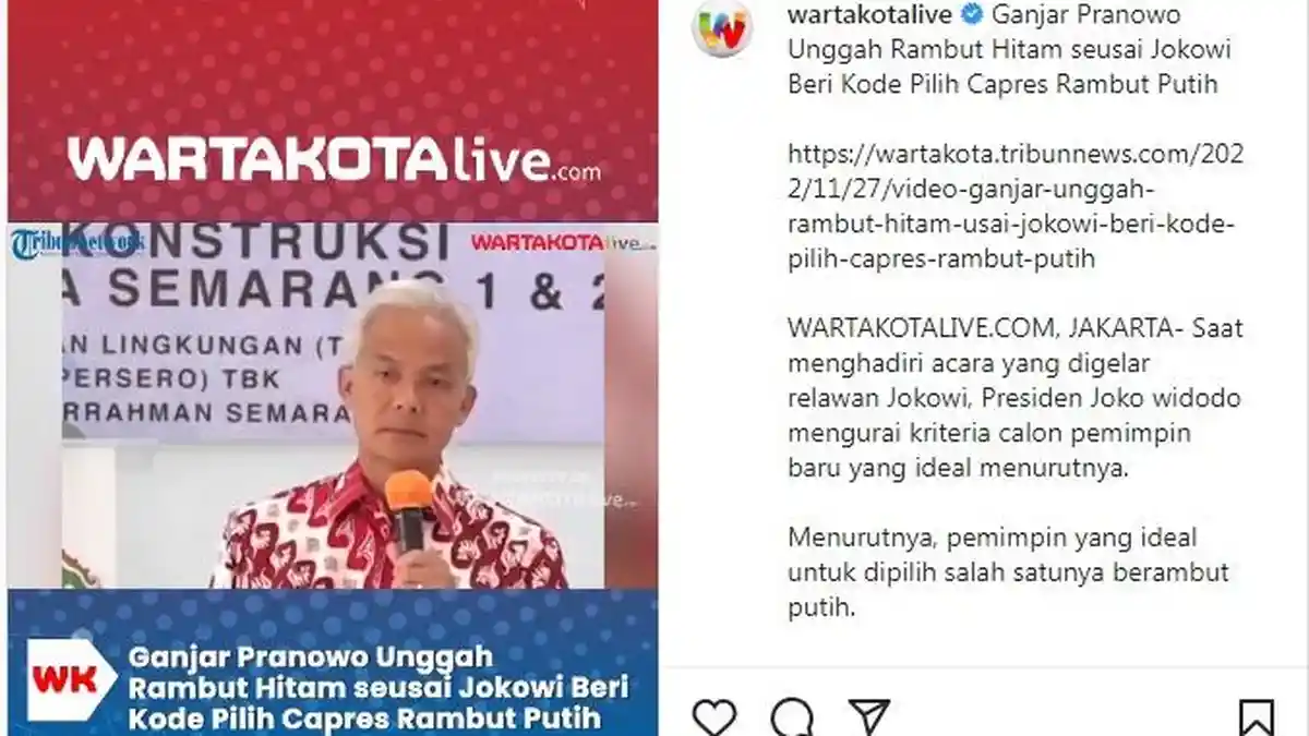Video Viral Instagram Beredar Acara Digelar Relawan Presiden Jokowi Urai Calon Pemimpin Baru