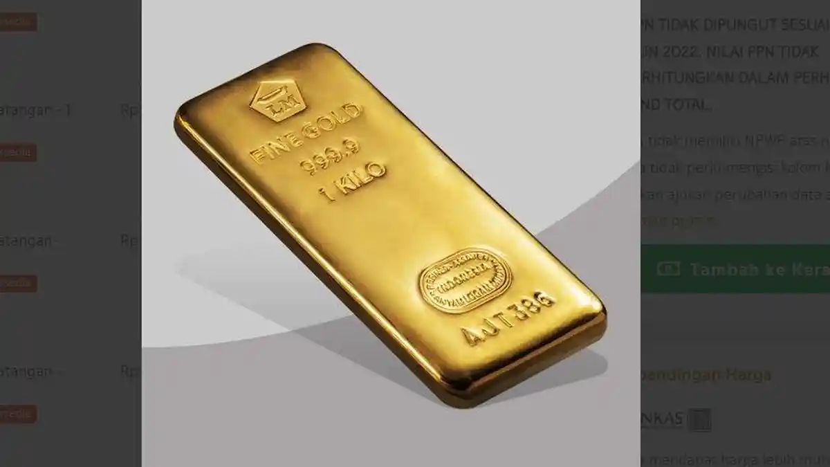 Update Harga Emas Jumat 21 November 2025 Sore: Dari 0,5 Gram hingga 1 Kg