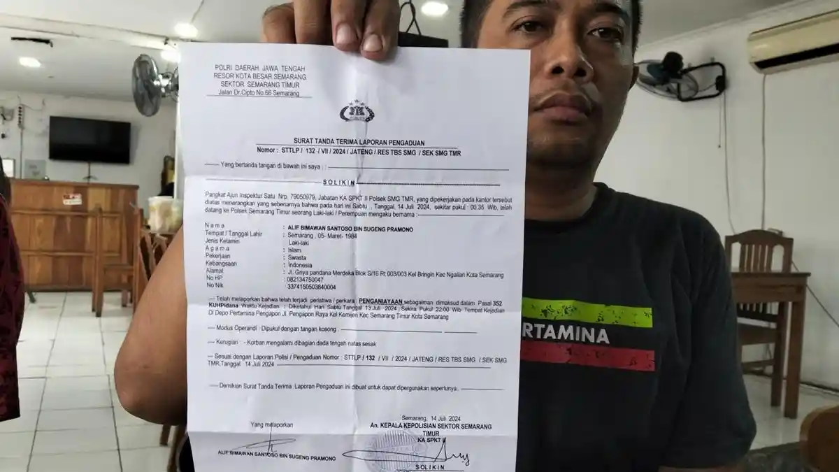 Arogannya Satpam Depo Pertamina Pengapon Semarang, Pukul Sopir Truk Tangki BBM