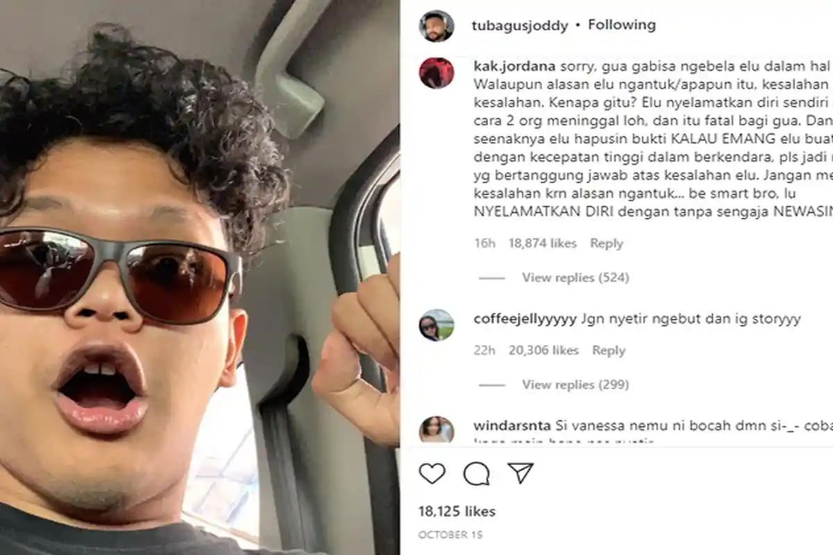 Update Nasib Sopir Vanessa Angel: Polisi Selidiki Instastory dan Disorot Orangtua Bibi Ardiansyah