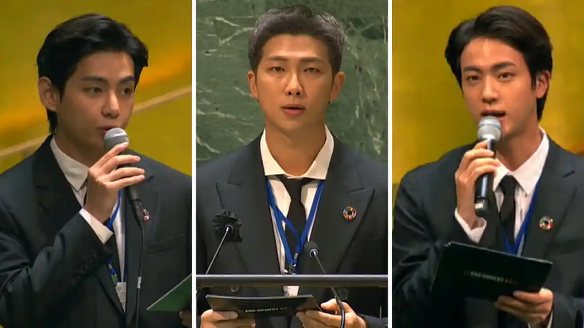 7 Potret Anggota BTS saat Berpidato di Sidang Umum PBB ke-76