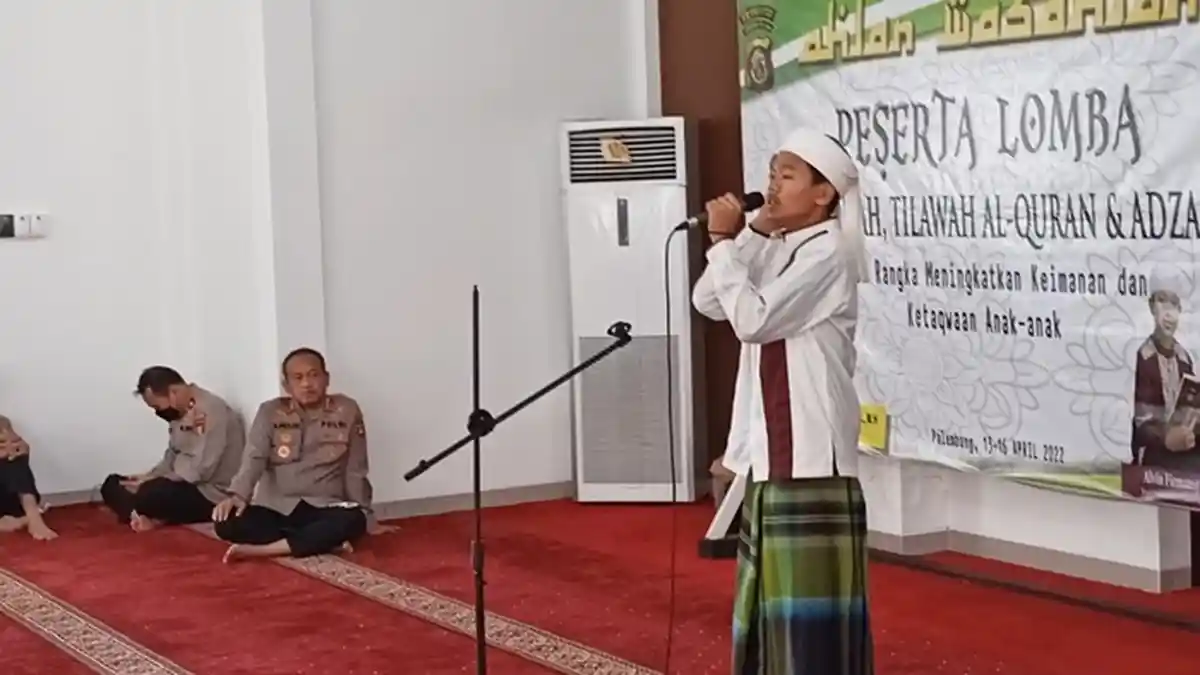 Polrestabes Palembang Cari Bakat Duta Anak Sholeh