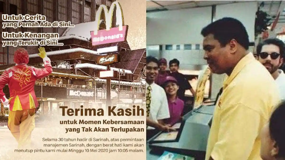 McD Sarinah Tutup Hari Ini, Teringat Kisah Traktiran Massal Petinju Muhammad Ali Hingga Ketemu Jodoh