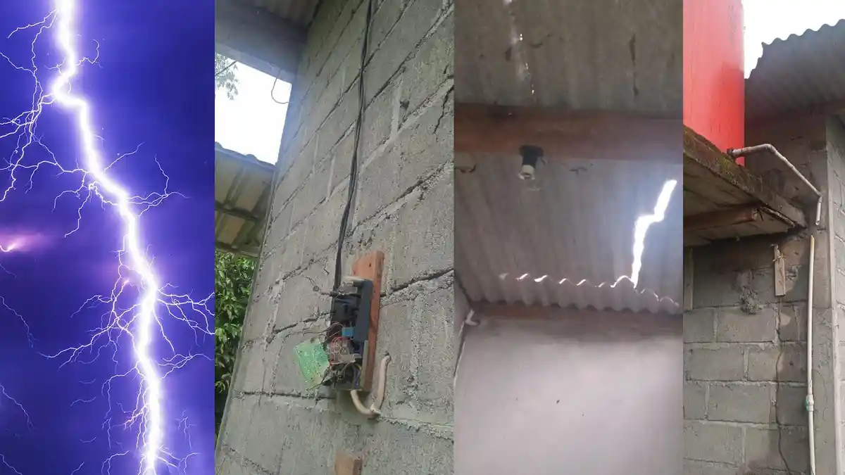 Petir Sambar Rumah Warga di Sleman, Tembok Sampai Retak, Meteran Listrik Hancur