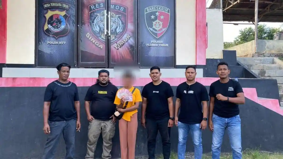 Curi Anting Emas dan Uang, Perempuan di Flores Timur Ditangkap Tim Buser
