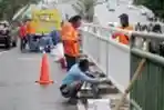 Pengecatan Pembatas Jalan 