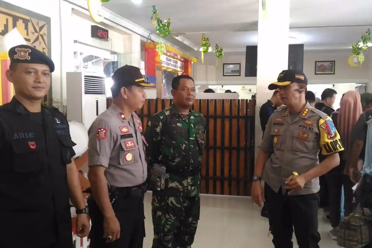 Aparat Polresta Bandar Lampung Siaga di 12 Pos Yan dan Pos Pam