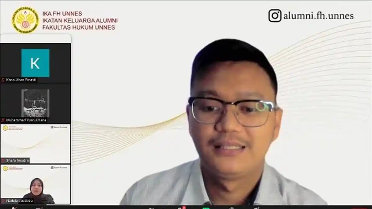 Alumni Hukum Unnes Bikin Bincang Hukum, Diskusikan Kasus Crazy Rich Indra Kenz dan Doni Salmanan