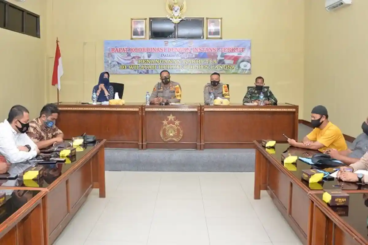 Polres Langsa Gelar Rakor Antisipasi Karhutla
