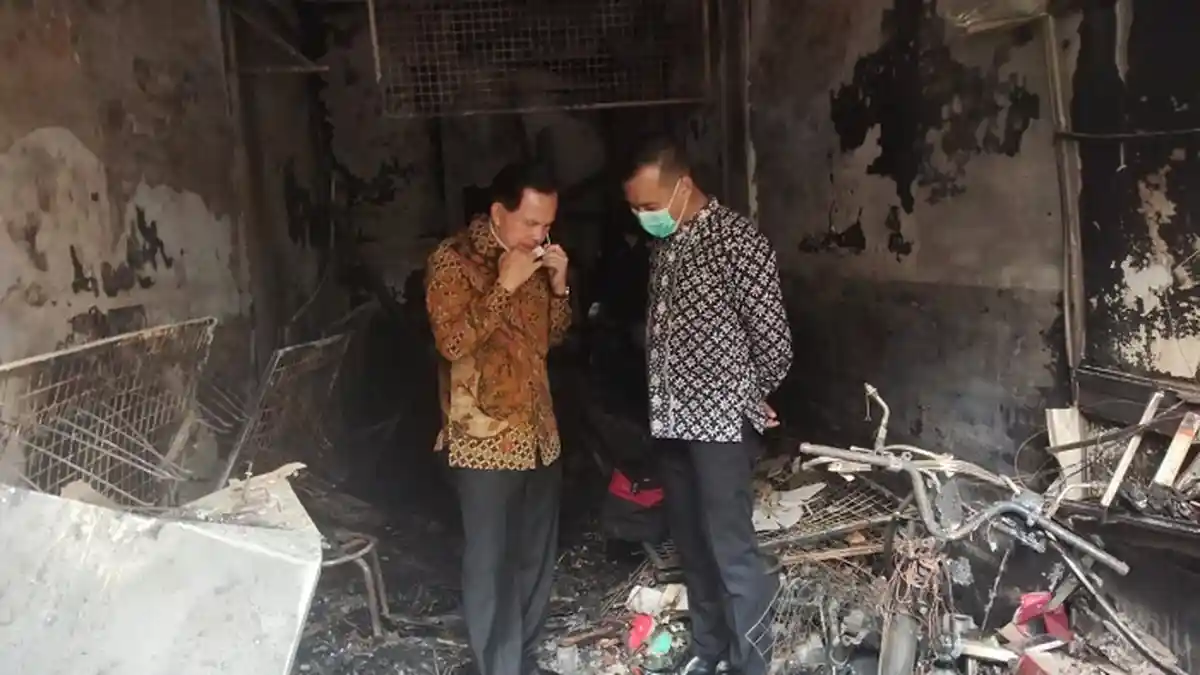 Pecahkan Jendela Ruko Selamatkan Anak dan Istri, Indra Tewas Dalam Kebakaran di Prabumulih