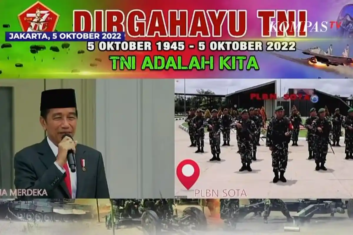 Jokowi Tersenyum saat Tanya Pasukan TNI di Perbatasan soal Tunjangan: Enggak Usah Takut Panglima