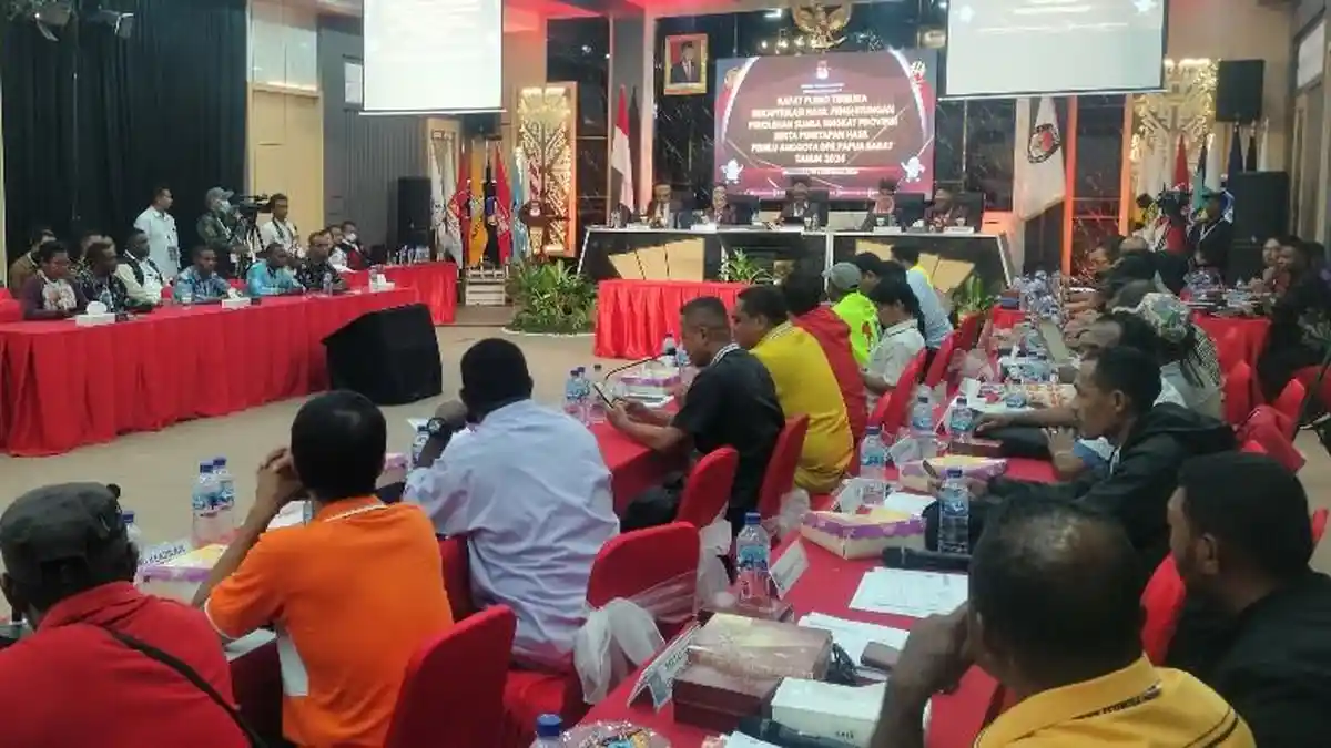 Berikut Daftar Parpol dan Caleg yang Lolos ke DPR Papua Barat Periode 2024-2029