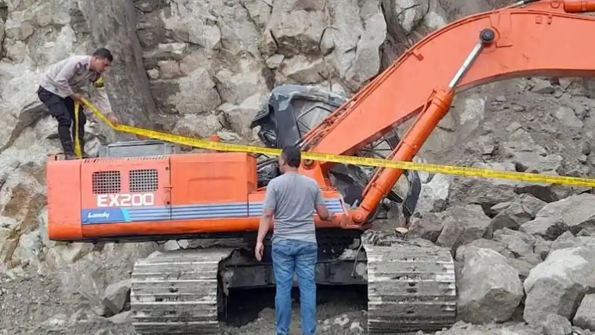 Iwan Sihombing, Operator Alat Berat Pertambangan di Dairi Tewas Usai Tertimpa Batu Padas