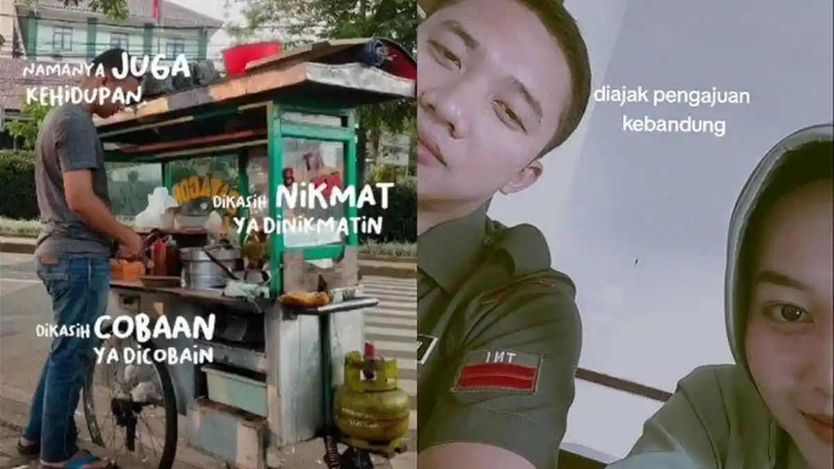 Kisah Cinta TNI Nyamar Jualan Batagor Demi Dekati Gadis Santri, Berakhir Menikah