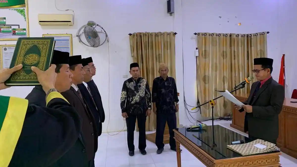 Kemenag Aceh Barat Lantik Pejabat Eselon IV