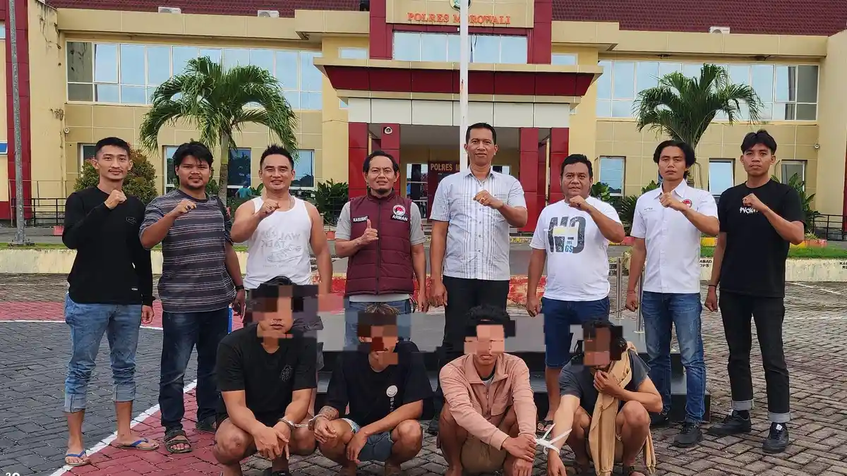 Polresta Gorontalo Kota Endus Jaringan Narkoba hingga Morowali, Empat Orang Diringkus