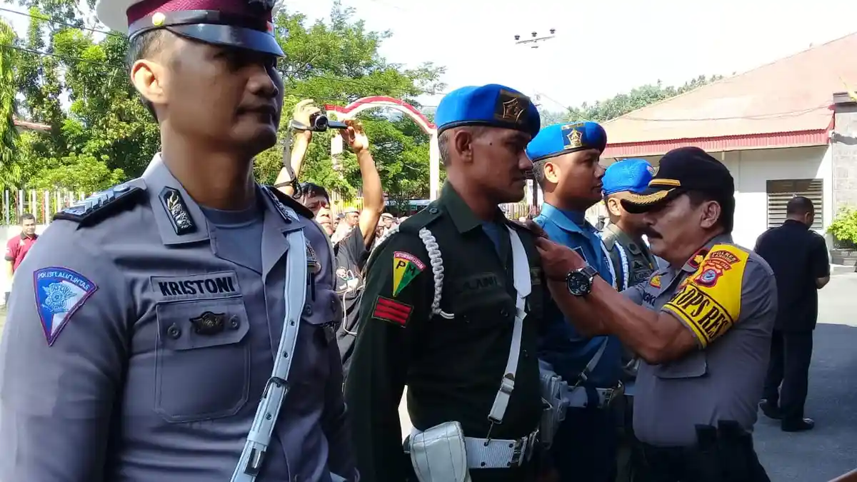 Pimpin Apel Zebra Samrat 2018,  Wakapolres Sangihe Ingatkan Tujuan Operasi