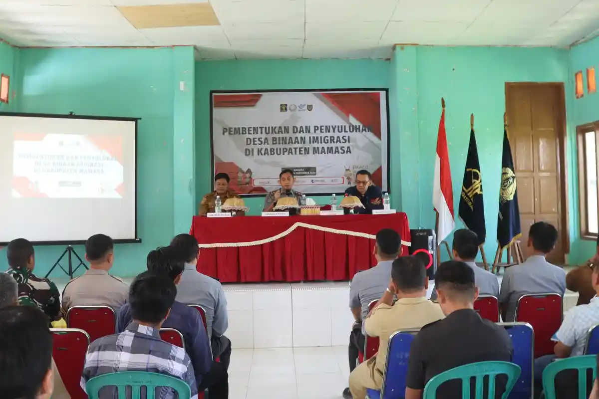 Cegah TPPO dan TPPM, Imigrasi Polman Kembali Bentuk Desa Binaan di Mamasa