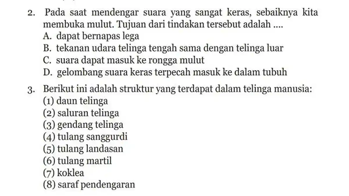 Kunci Jawaban IPA SMP Kelas 8 Semester 2 Halaman 160, 161, dan 162, Pilihan Ganda