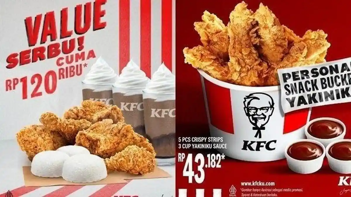 Promo KFC Hari Ini 18 Juni 2023: Half Winger + Nasi + Coca-Cola Cuma Rp18 Ribuan Aja