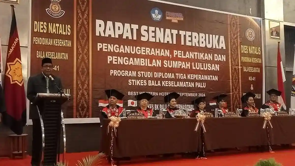 Cetak Alumni Berkualitas Internasional, Pemprov Sulteng Puji Kemajuan Stikes BK Palu