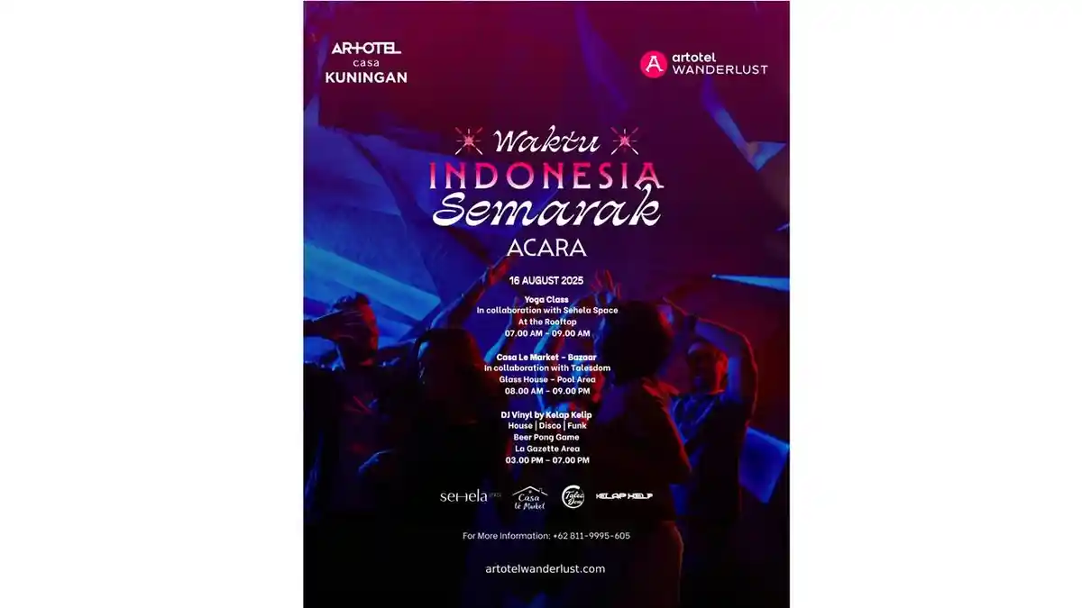 Artotel Wanderlust Sambut Kemeriahan HUT RI dengan Kampanye Waktu Indonesia Semarak
