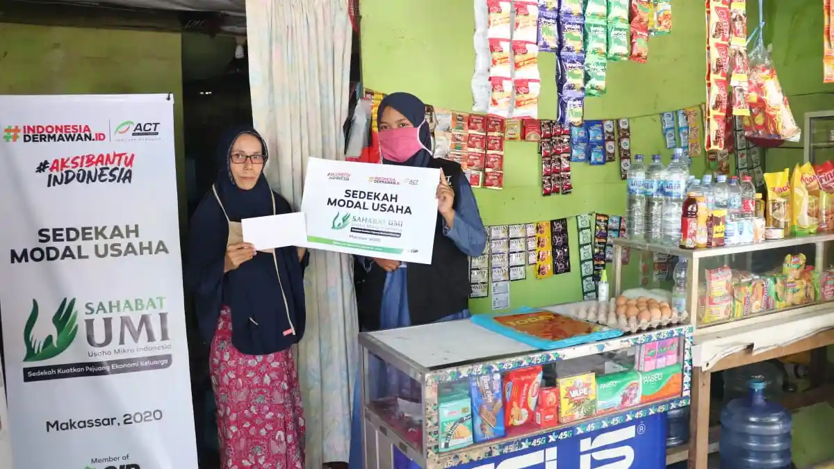 ACT Berikan Bantuan Modal untuk UMKM di Sulsel yang Terdampak Covid-19