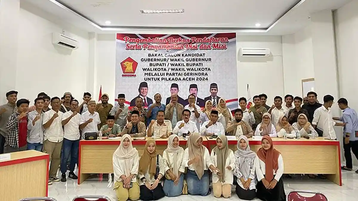 Usai Daftar ke Gerindra Aceh Jadi Bacabup Aceh Jaya, Eks Bankir Amal Hasan Resmi Jadi Kader Prabowo