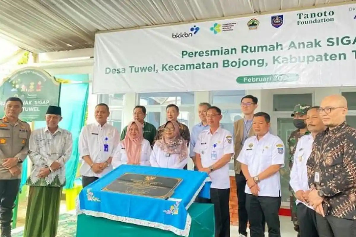 Tangani Stunting Pemkab Tegal & Tanoto Foundation Kerja Sama Dirikan Rumah Anak SIGAP di Desa Tuwel 
