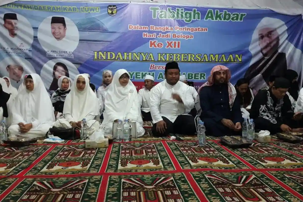 HUT ke 12 Belopa, Pemkab Luwu Gelar Tablig Akbar di Masjid Agung