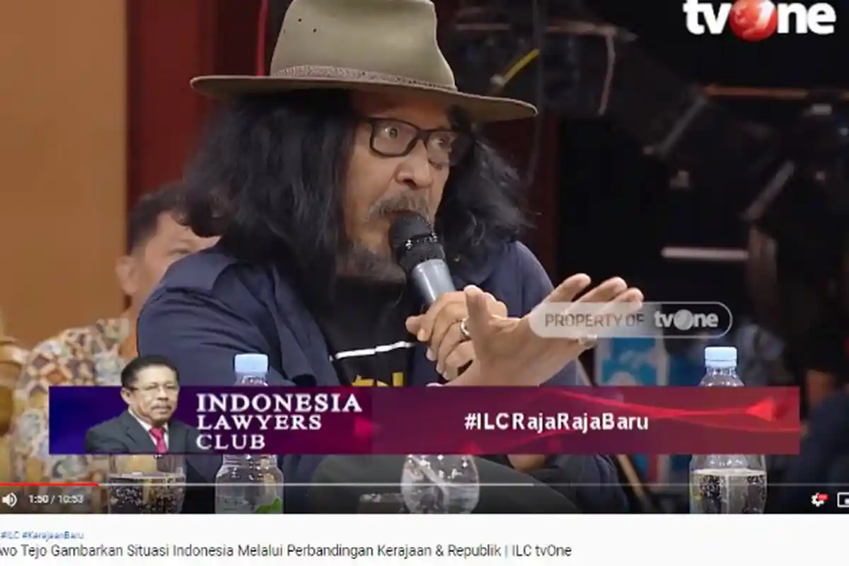 Sudjiwo Tedjo Kritik Acara ILC karena Bahas Kerajaan-kerajaan Baru, Karni Ilyas sampai Terdiam