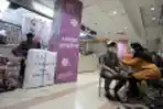 Vaksinasi di Pasar Tanah Abang
