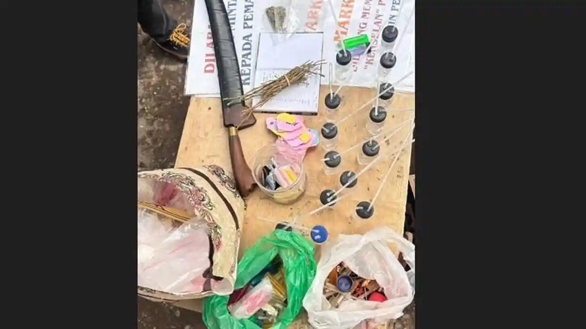 POTRET Loket Hingga Tiket Masuk Jual Beli Sabu di Barak Narkoba Langkat ...