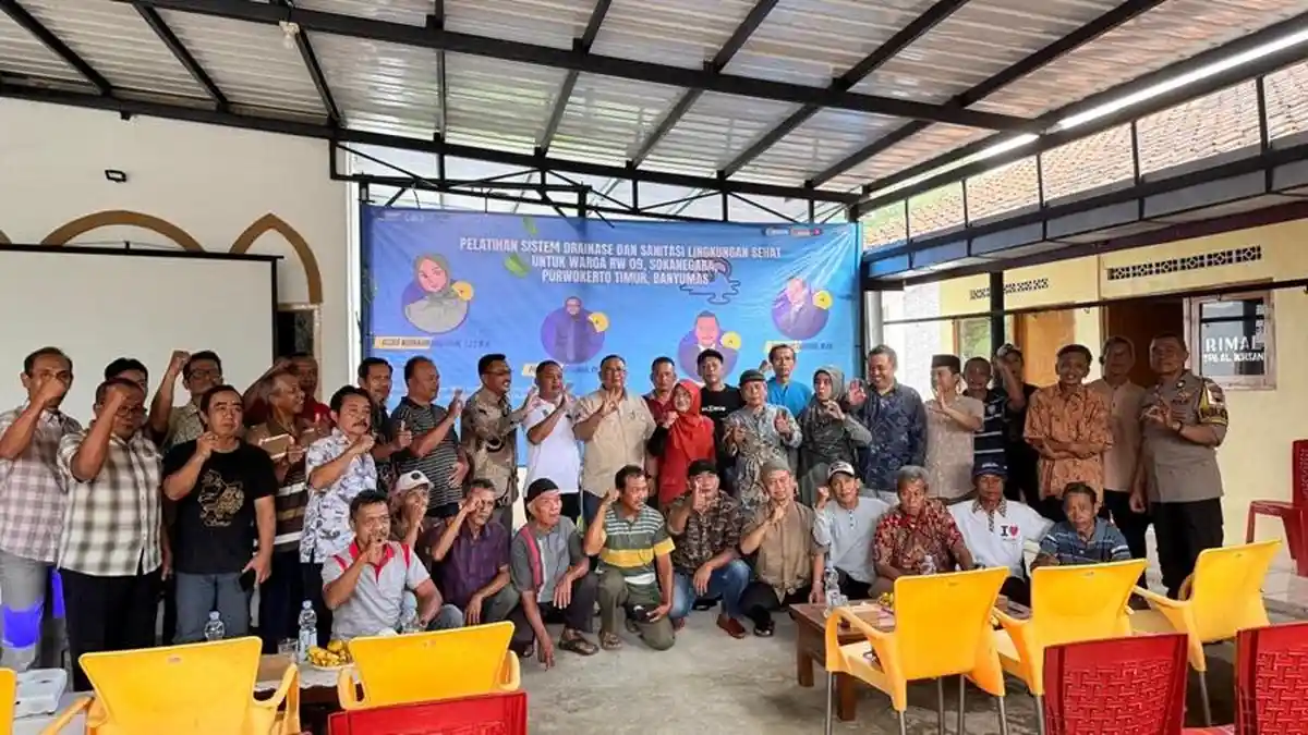 UMP Gelar Pelatihan Sistem Drainase dan Sanitasi Lingkungan Sehat di Sokanegara