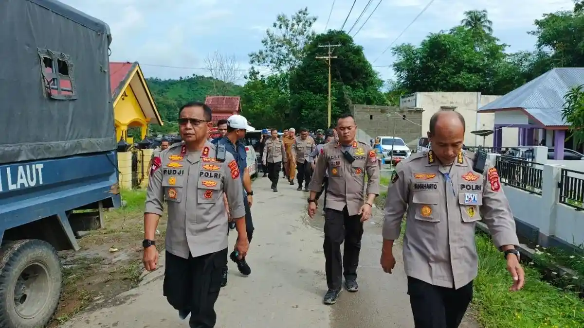 Kapolda Gorontalo Marah-marah di Lokasi Korban Longsor Tambang Suwawa 'Jangan Hanya Diskusi'