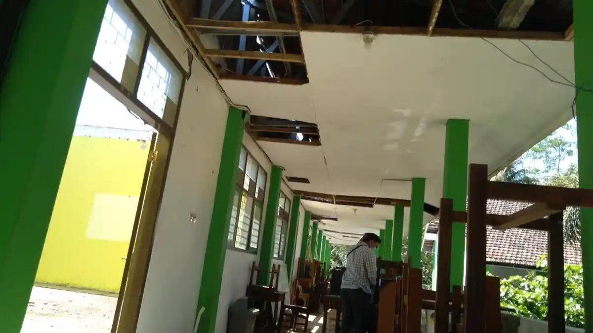 Bangunan Rusak Parah, MAN 2 Malang Tak Bisa Gelar Sekolah Tatap Muka
