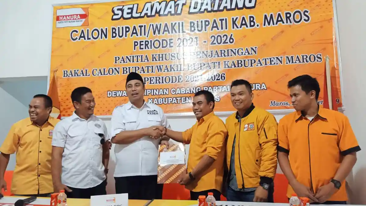 Chaidir Syam Datangi Hanura Maros, Jamaluddin Bilang Begini