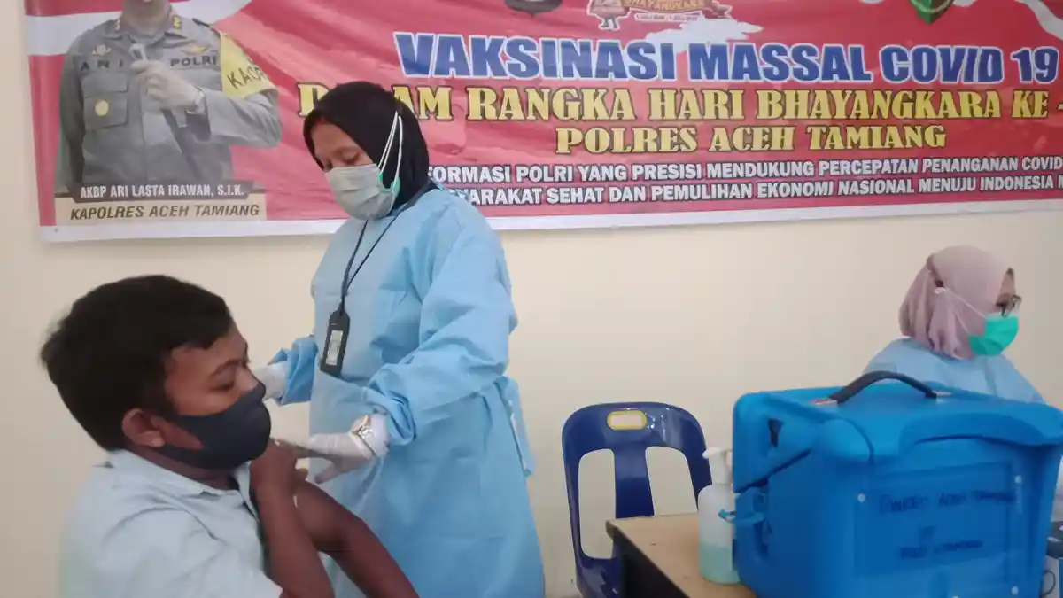 Banjir Hadiah, Vaksinasi di Aceh Tamiang Bisa Dapat TV Hingga Sepeda Motor