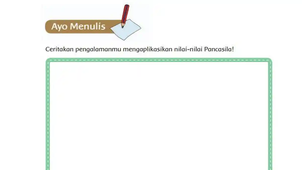 Kunci Jawaban Tema 5 Kelas 4 SD Halaman 119 Kurikulum 2013: Ayo Menulis
