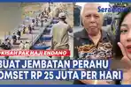 VIDEO - Kisah Pak Haji Endang Buat Jembatan Perahu, Omset Rp 25 Juta Per Hari