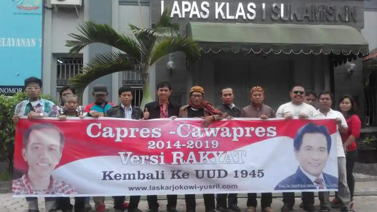 Dari Sukamiskin, Muncul Dukungan untuk Jokowi-Yusril sebagai Capres-Cawapres