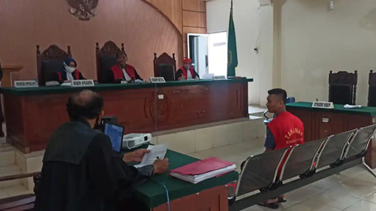 Bacok Kades karena Dihina, Hiski Ginting Girang Divonis Dua Tahun