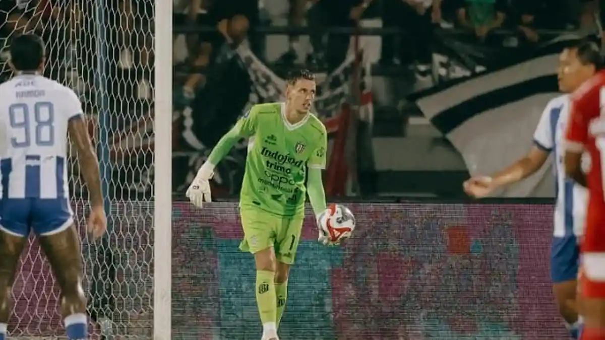 Kiper Bali United Hauptmeijer Catatkan Save Terbanyak di Super League, Bersaing Ketat Sama Ernando