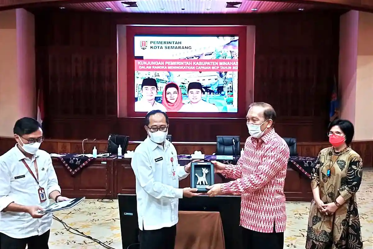 Pemkab Minahasa Timba Ilmu Dari Kota Semarang Soal Manajemen MCP